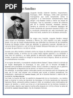 Simbolos Patrios Nic y Biografia de Sandino