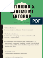 Actividad 5. Analizo Mi Entorno: Pablo Crespo Morales