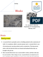 Blocks: Departmentt of Civil Engineering Faculty of Engineering Soran University