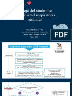 Manejo Del Síndrome de Dificultad Respiratoria Neonatal