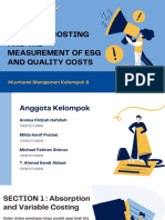 Kelompok 6 - Chapter 8 - Variable Costing and The Measurements of ESG