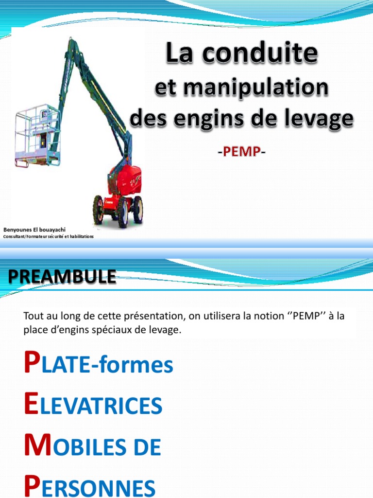 Typologie et sécurité des PEMP | PDF | Véhicules | Transport