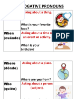 Interrogative Pronouns