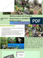 Biodiversidad Del Ecuador, Importancia y Pérdida de La Biodiversidad