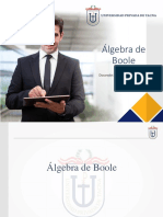 Álgebra de Boole: Docente: Mag. Marco Antonio Coloma Yunganina