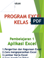 Materi 1 Excel Kelas 4 - 2023