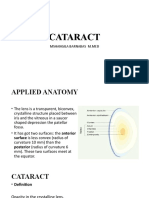 Cataract: Mshangila Barnabas M.Med