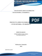 Proyecto Afrocolombianidad "Cpi Es Diversa, Cpi Respeta"