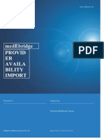 Medebridge Provider Availablity Import v2.1