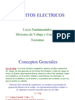 Circuitos Electricos: Leyes Fundamentales Divisores de Voltaje y Corriente Teoremas