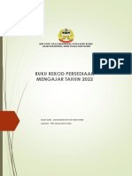 Buku Rekod Persediaan Mengajar Tahun 2022