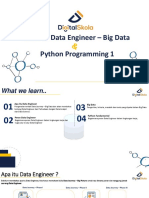 Intro To Data Engineer - Big Data Python Programming 1