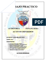 Trabajo Practico: Auditoria Financiera Activos Diferidos