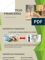 Matemáticas Financieras Interes Simple