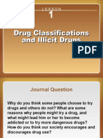Lesson 1 Drug Classifications Illicit Drugs