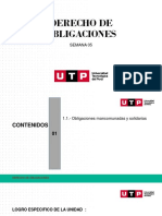 Derecho de Obligaciones: Semana 05