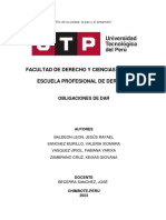 Facultad de Derecho Y Ciencias Humanas Escuela Profesional de Derecho