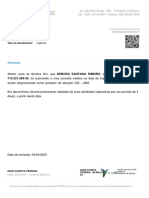 Atestado: 710.221.584-30, Foi Submetido A Uma Consulta Médica Na Data de Hoje, 04/04/2023 17:12 HRS