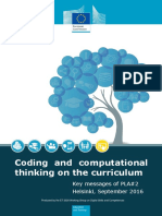Coding and Computational Thinking On The Curriculum: Key Messages of PLA#2 Helsinki, September 2016