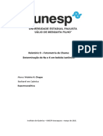 Relatório 9 - Espectroanalítica - Victória Chagas