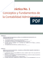 Práctica I. Conceptos y Fundamentos Contabilidad Administrativa