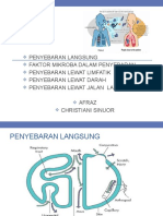 PENYEBARANMIKROBA