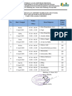 Jadwal Pelaksanaan Asesmen Madrasah (Am) Utama Tingkat Mts Se-Kabupaten Buleleng TAHUN PELAJARAN 2022/2023