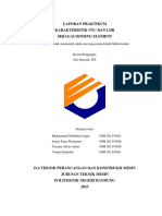 Laporan Praktikum Karakteristik NTC Dan LDR Sebagai Sensing Element