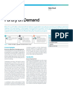 Fortify On Demand: Data Sheet