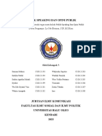 Publik Speaking Dan Opini Publik: Disusun Guna Memenuhi Tugas Mata Kuliah Dosen Pengampu: La Ode Herman, S.IP.,M.I.Kom