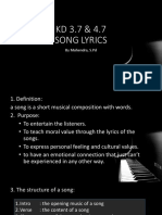 KD 3.7 & 4.7 Song Lyrics: by Muhendra, S.PD