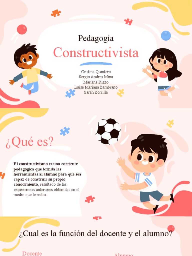 Constructivista: Pedagogía | PDF | Constructivismo (filosofía de la ...