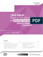 Logros de estudiantes en Ciencias Sociales