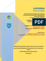 Laporan Ojt - Arif Sugianto