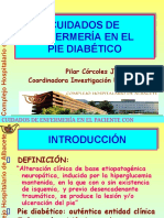 Cuidados de Enfermería en El Pie Diabético: Pilar Córcoles Jiménez Coordinadora Investigación Enfermería