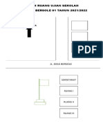 Denah Ruang Ujian Sekolah SD Negeri Bersole 01 Tahun 2021/2022