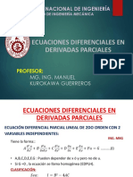 Ecuaciones Diferenciales en Derivadas Parciales: Universidad Nacional de Ingeniería