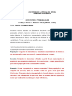 Estastica e Probalidade Relatório Virtual