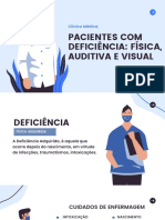 Pacientes Com Deficiência: Física, Auditiva E Visual: Clínica Médica