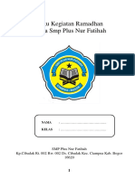 Buku Kegiatan Bulan Ramadhan 1