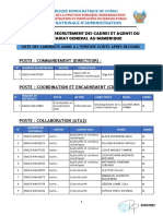 Liste Des Candidats Admis A Lecrit Concours Numerique 2023 DIR CD ATA2 RECOURS