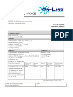 cormmecial Invoice