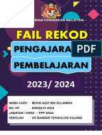 Kandungan Fail Rekod Mengajar 2022-2023 - Edited