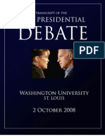 Vice Presidential Debate Transcript