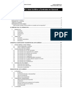 Contenido: Derecho Civil 1: Acto Jurídico y Contratos en General