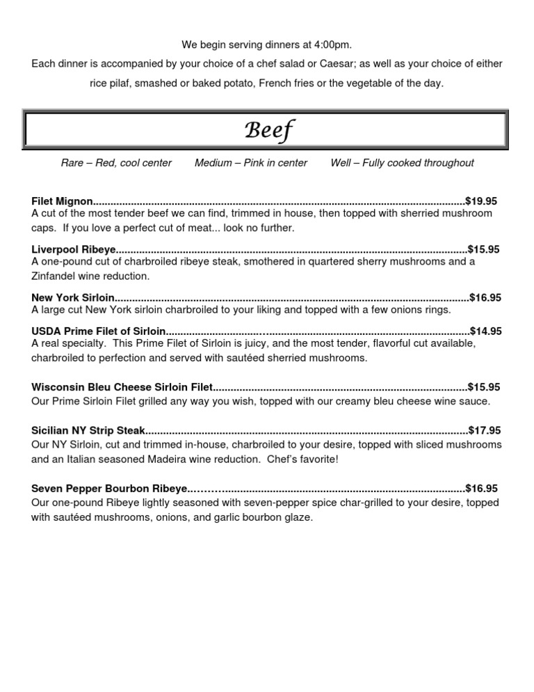 Beef | PDF