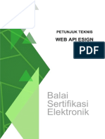 Juknis Web API Esign