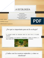 Ecología - Recursos, sustentabilidad y proyecto ecológico