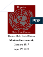 Hopmun VIII - Mexican Government January 1917