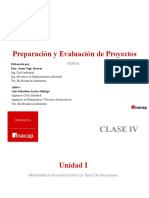 Preparación y Evaluación de Proyectos: Mecánica